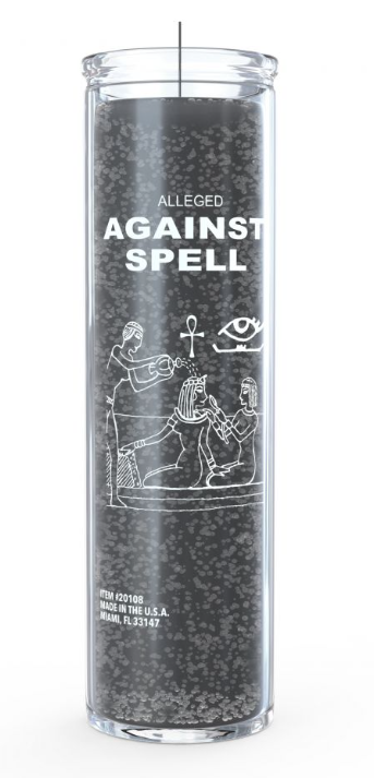 Against Spells 7 Day Candle Black