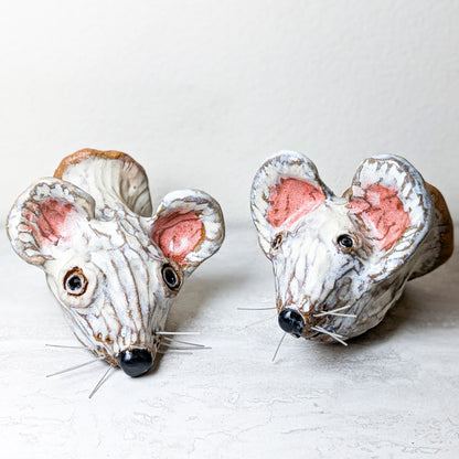 Handmade Ceramic Mouse by Local Artist, Cate Tylor