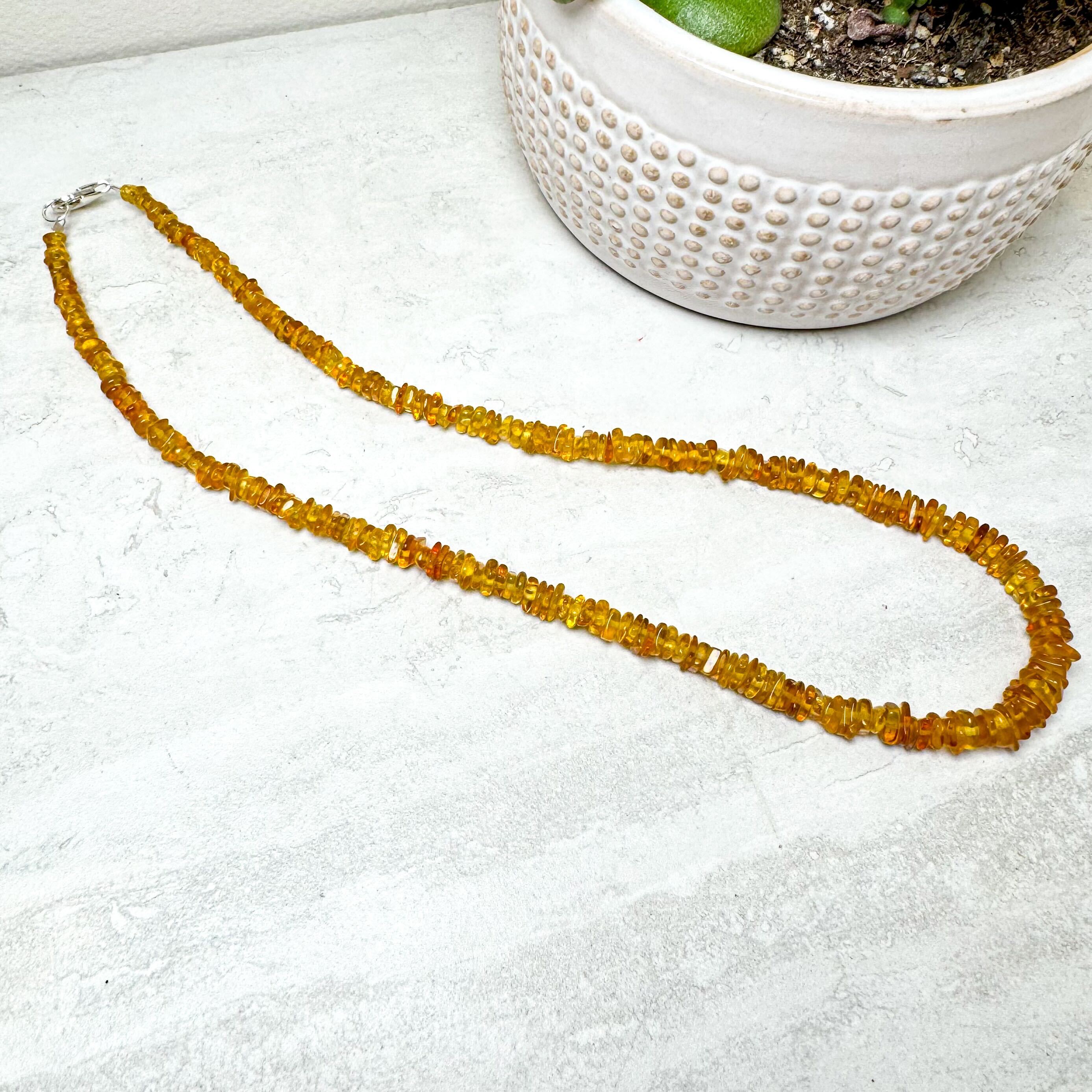 Amber Beaded Necklaces