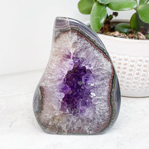 Amethyst Geode Flame