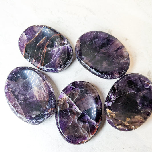 Amethyst Worry Stones