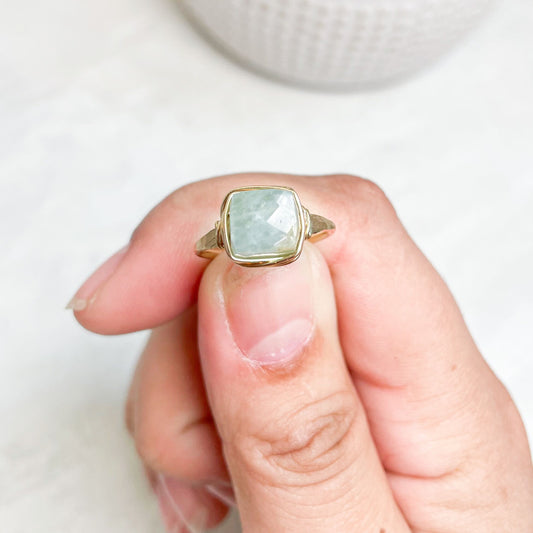 Aquamarine Cocktail Ring