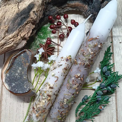 Moon Herbal Intention Candles 6 Inch