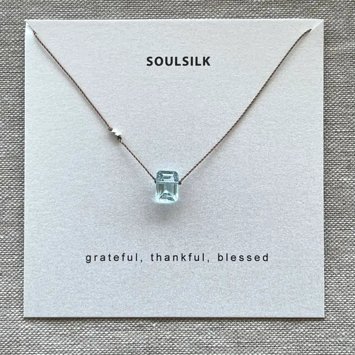 Polished Gemstone Minimalist Necklaces | Various Crystals