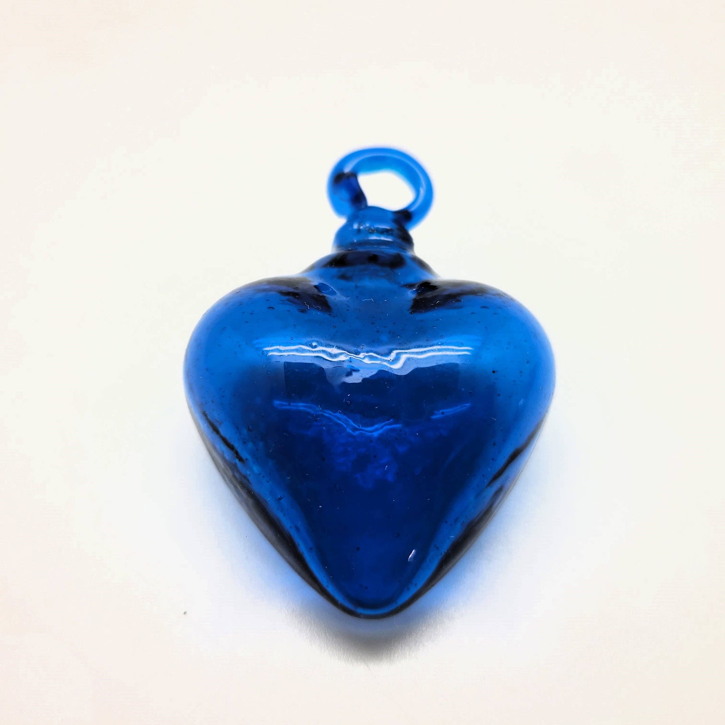 Small Handblown Glass Heart Ornaments