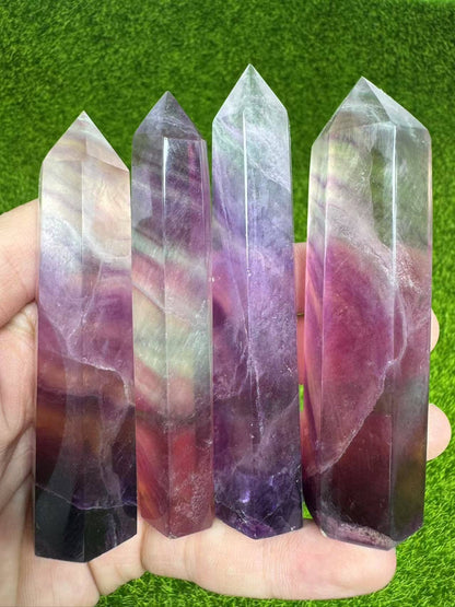 Candy Fluorite Stone Tower