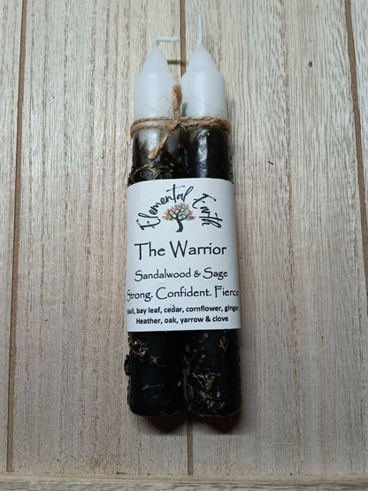 The Warrior Herbal 6 inch Candles