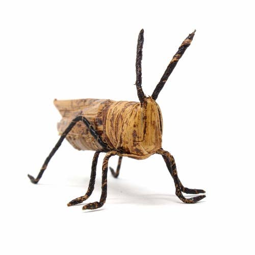Banana Fiber Grasshopper – Handcrafted Kenyan Art