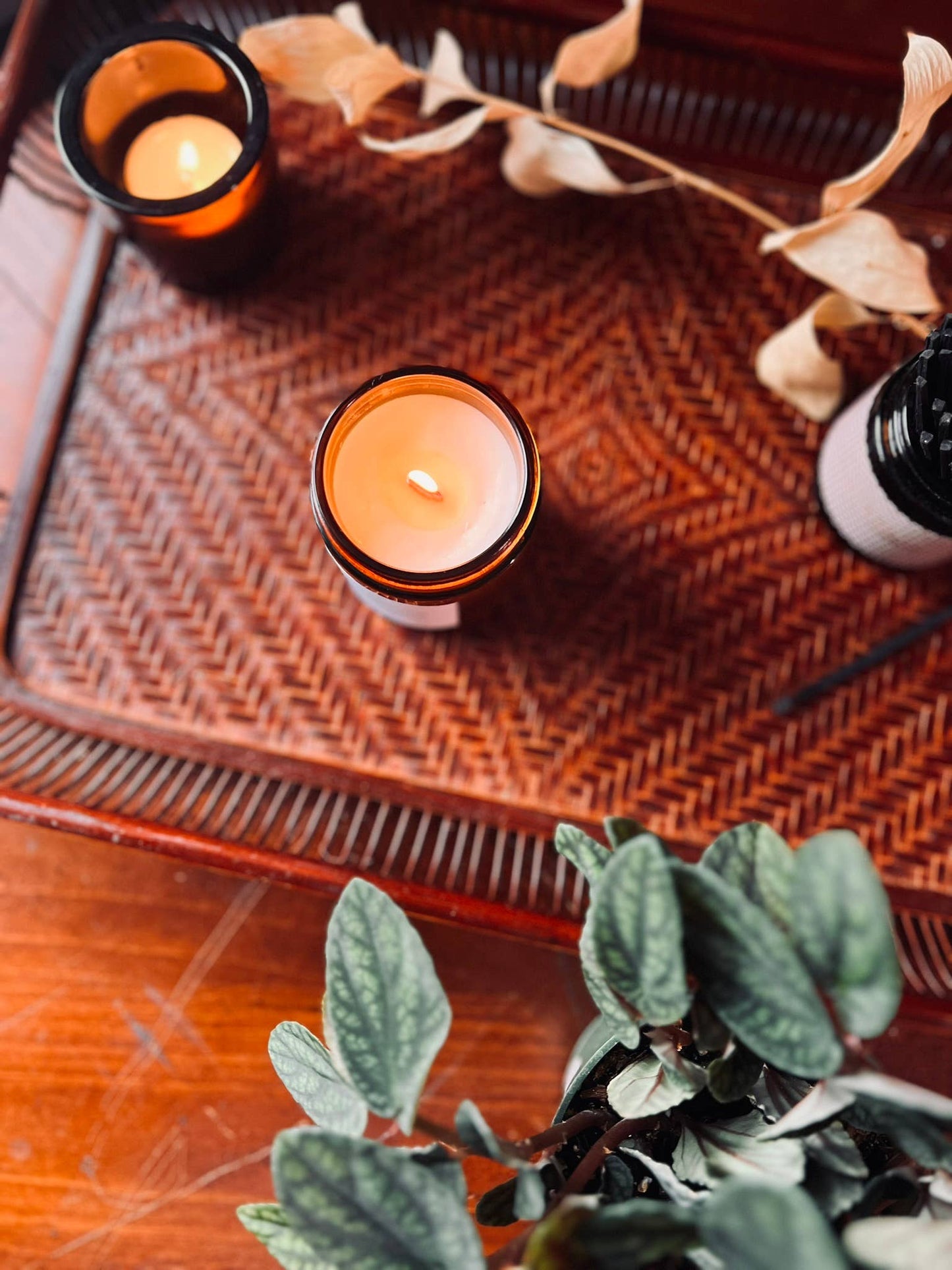 Autumn Leaves Candle