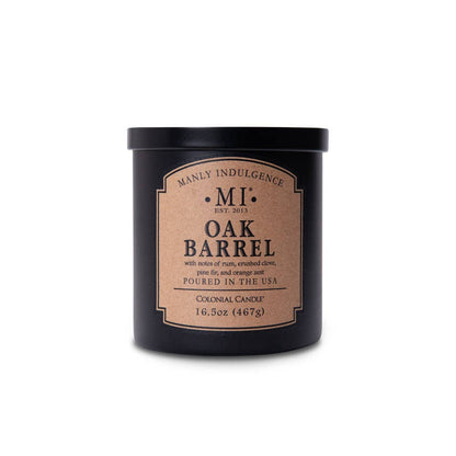 Oak Barrel Candle – Rich Oak & Warm Sophistication