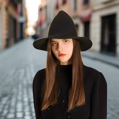 Knitted Witch Hat