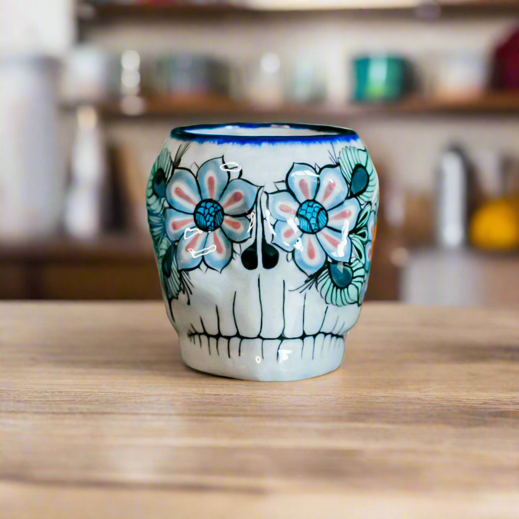 Sugar Skull Skeleton Mug