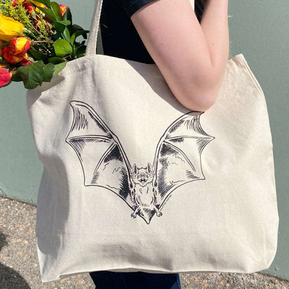 Canvas Tote Bags | Raven, Snakes, Bats