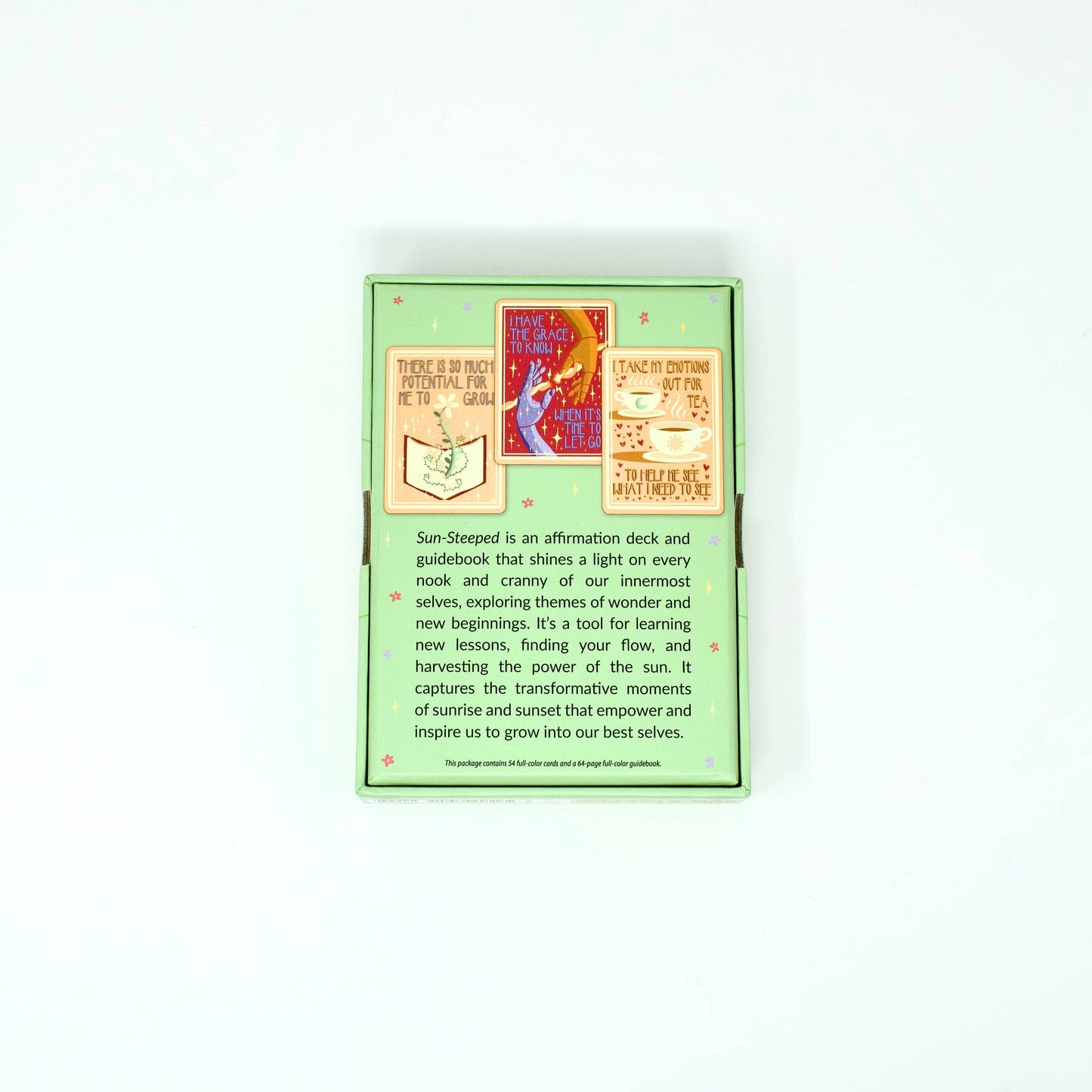 Sun-Steeped: Affirmation Deck: 54 Cards & Guidebook