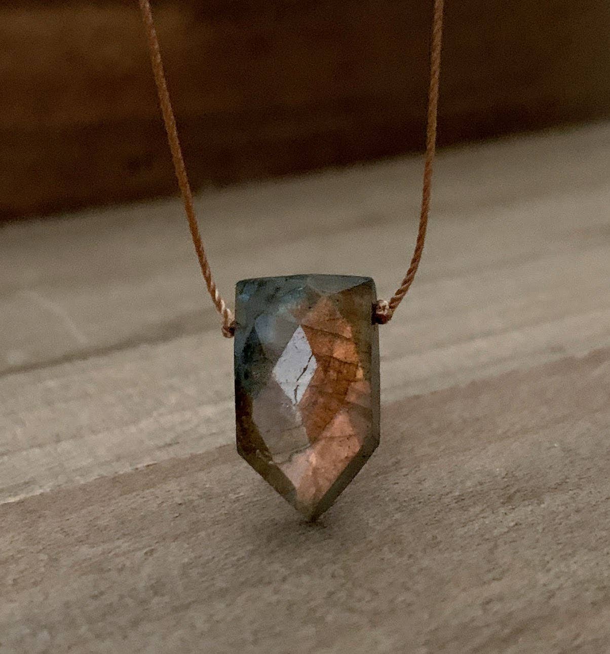 Labradorite Faceted Necklace