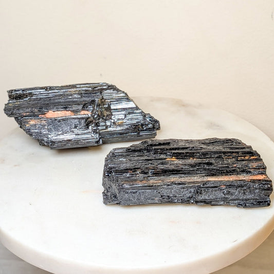 Black Tourmaline Pieces- 14, 17