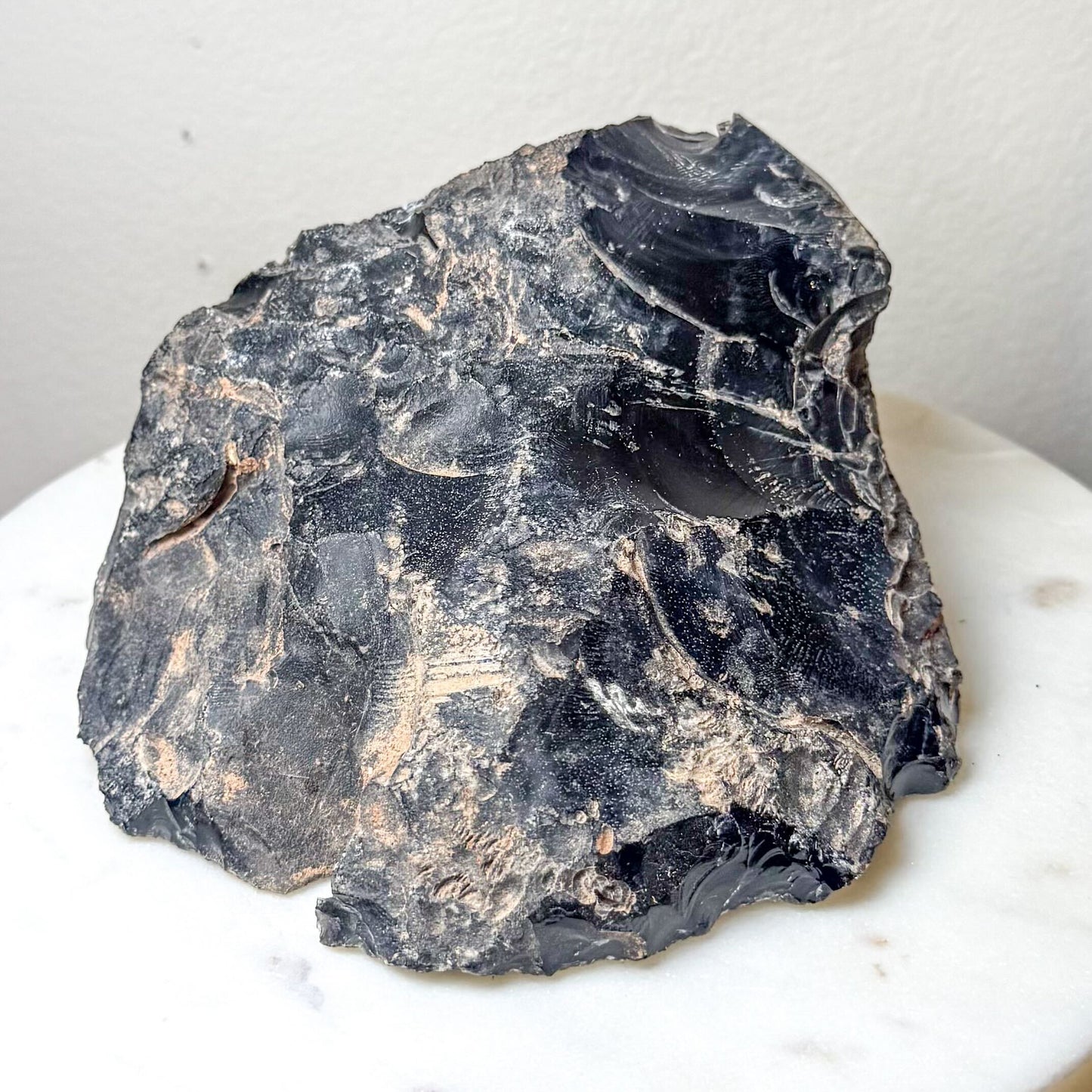 Rough Black Obsidian