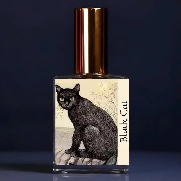 Black Cat roll-on perfume oil by Calypso's Cottage, at Ordinary Magic in Savannah, GA.
