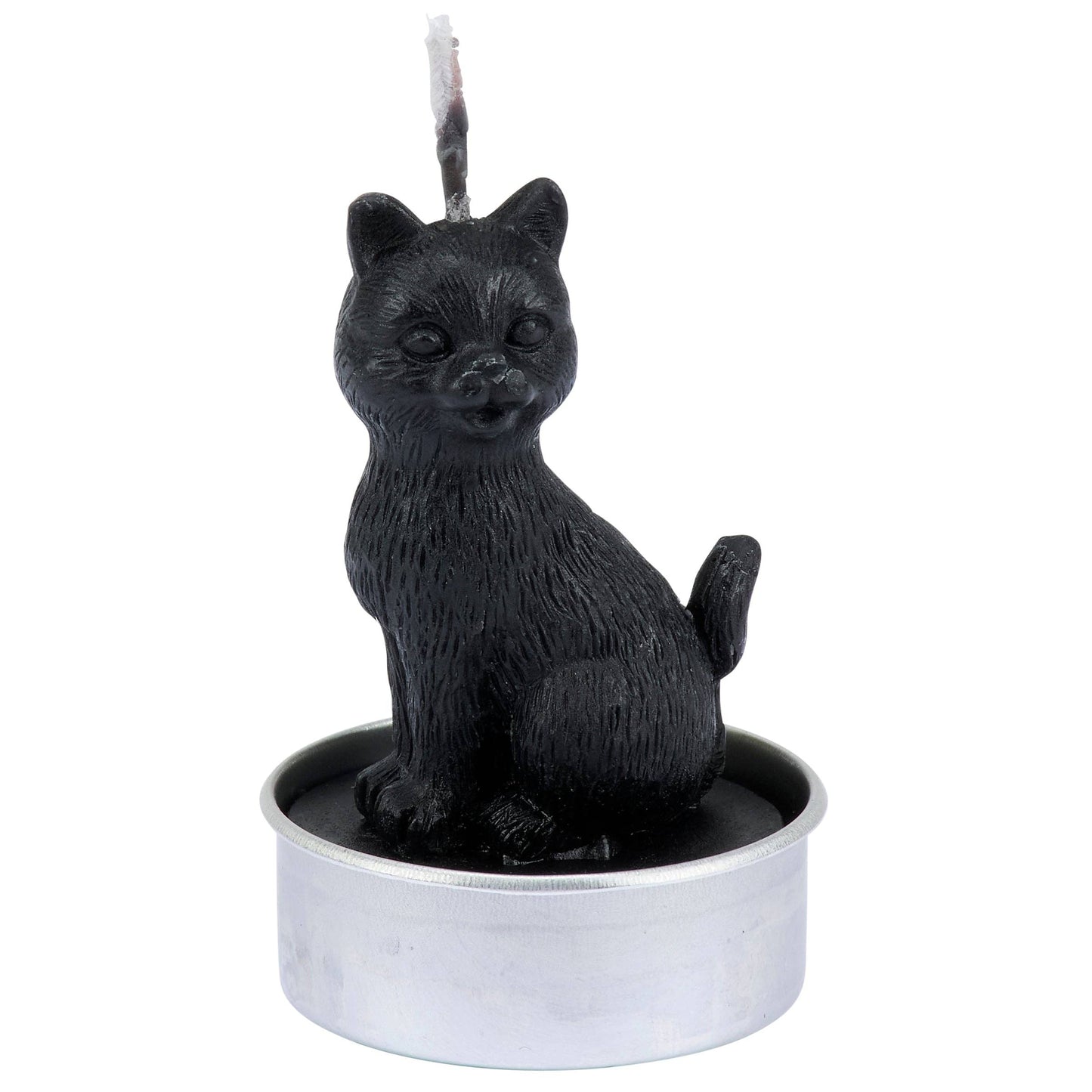 Black Cat Tealight Candle