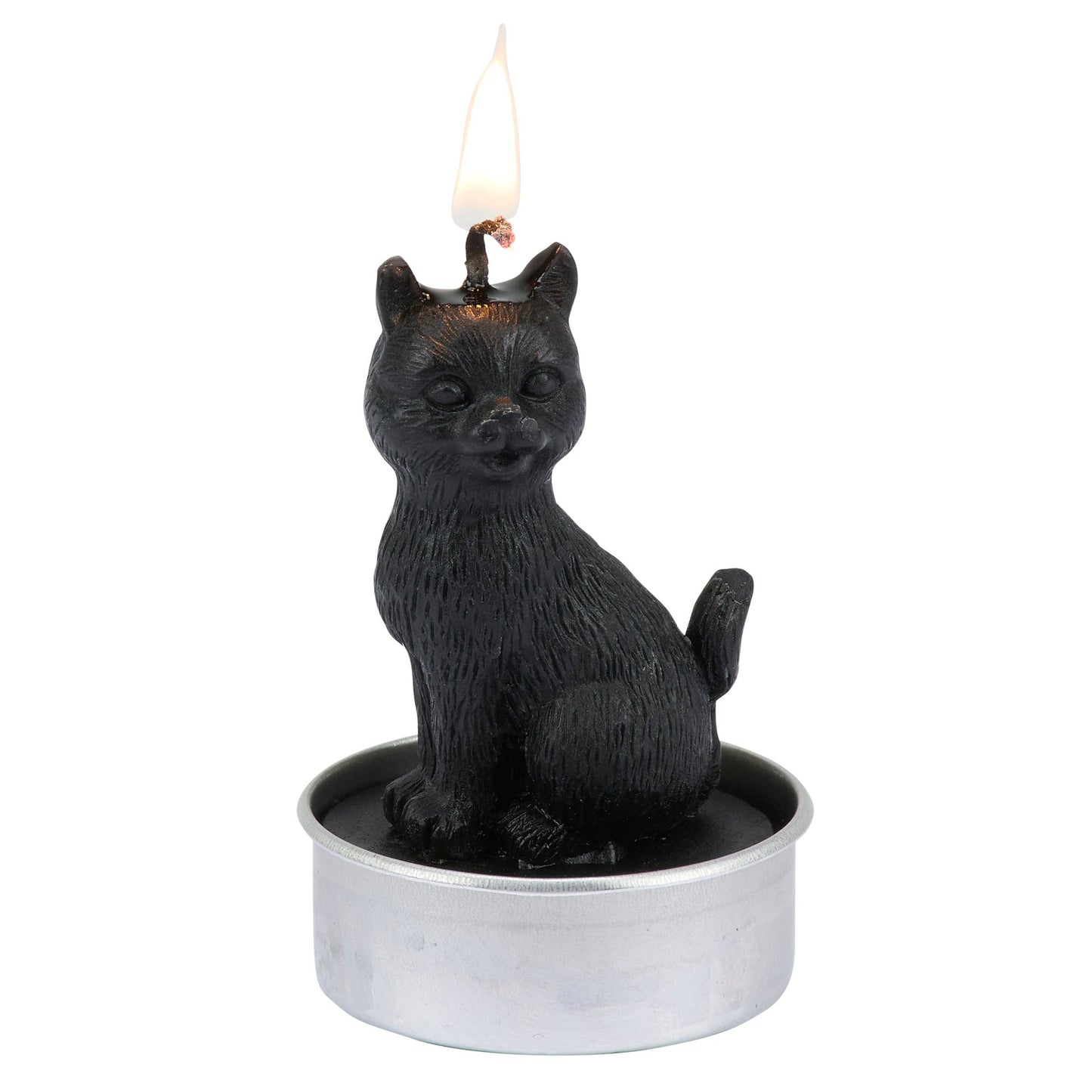 Black Cat Tealight Candle