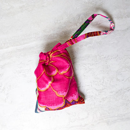 Block Print Fabric Reusable Gift Bags