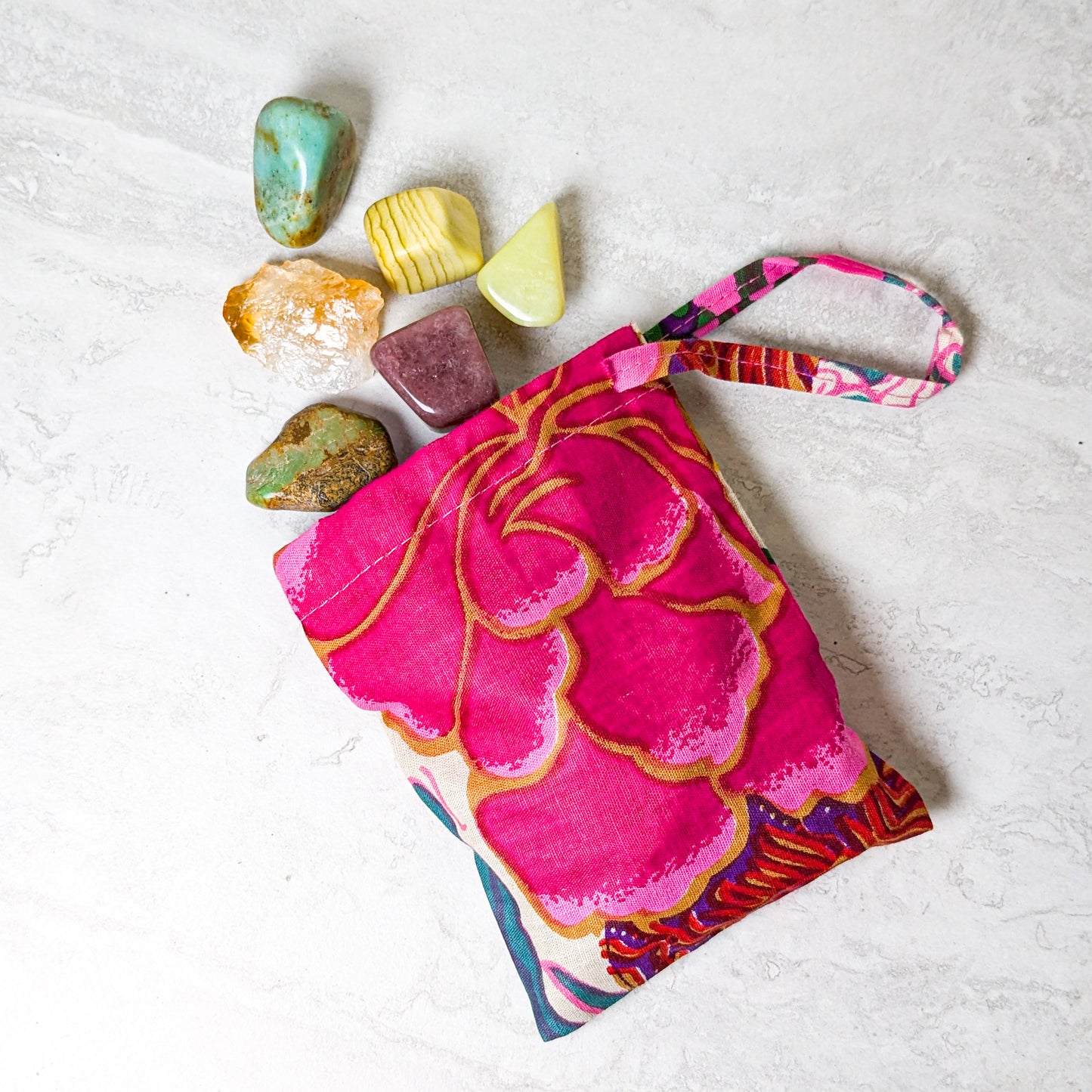 Block Print Fabric Reusable Gift Bags