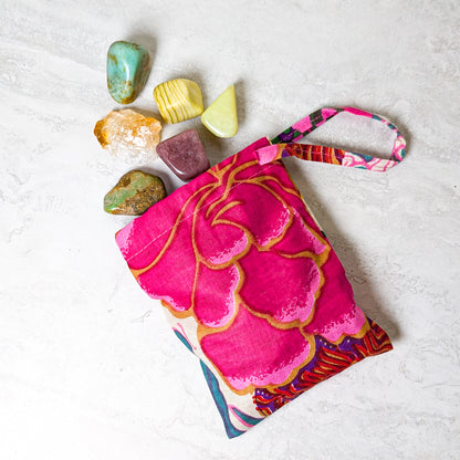 Block Print Fabric Reusable Gift Bags