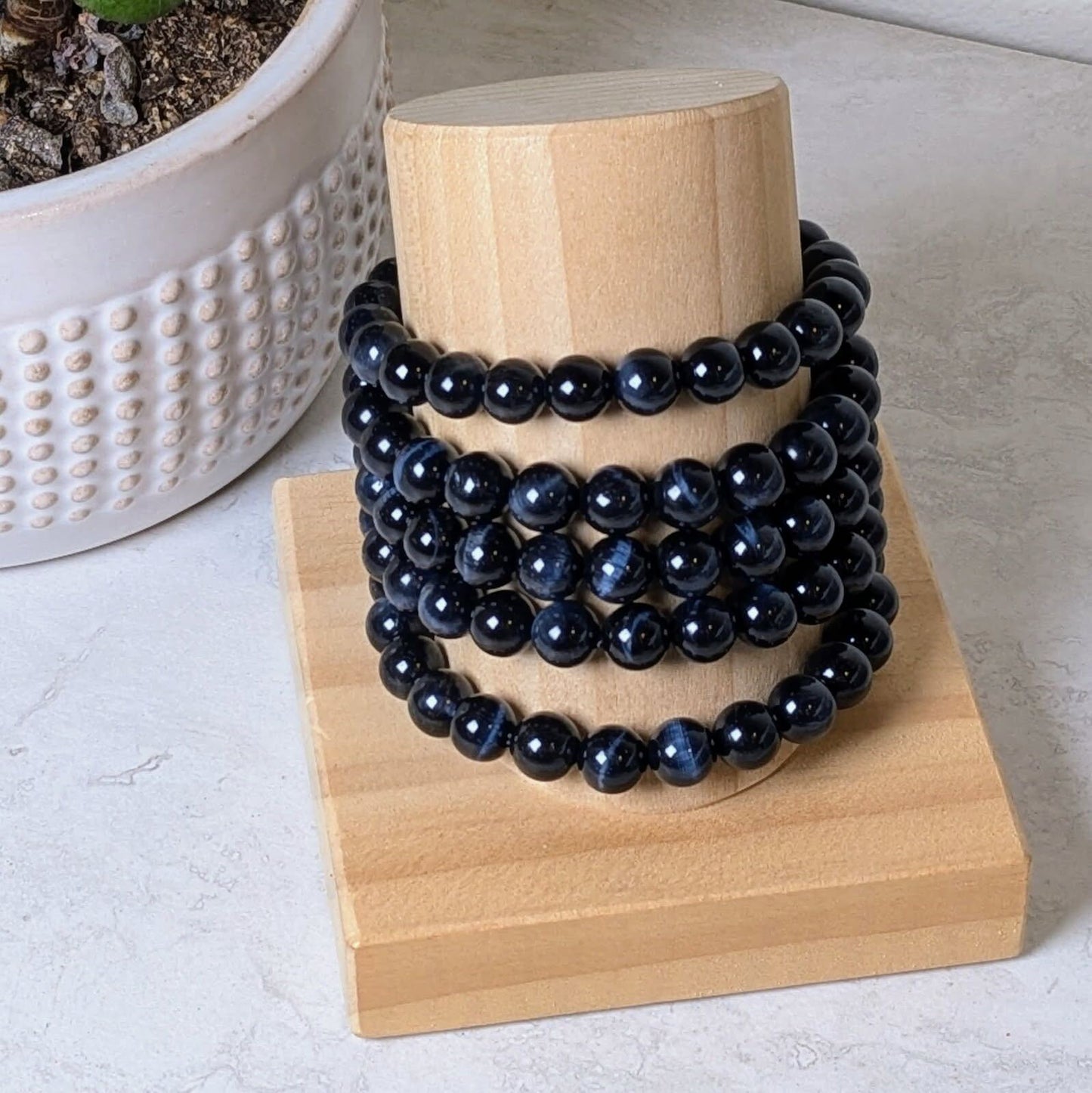 8mm Assorted Crystal Beaded Bracelets