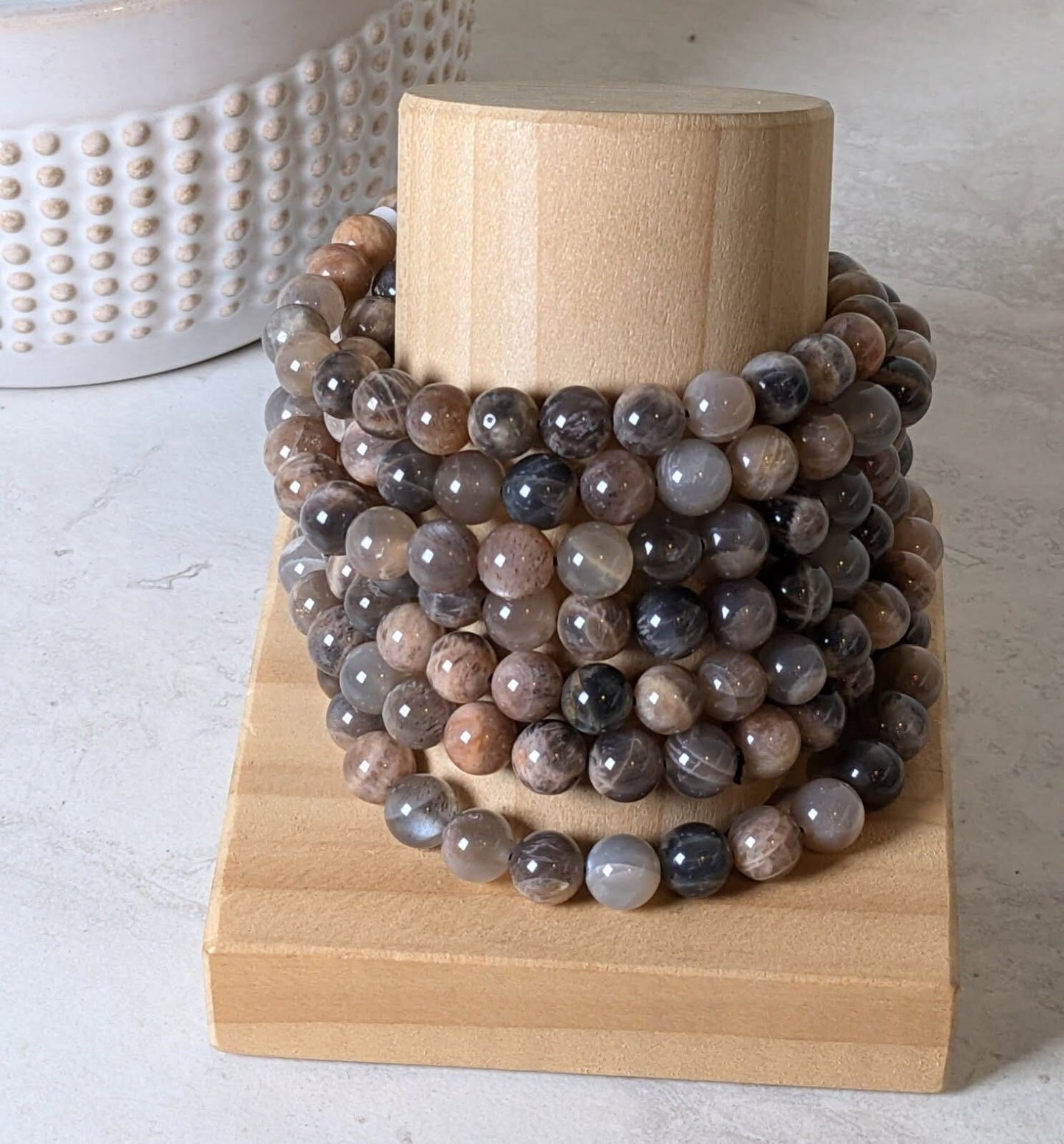 8mm Assorted Crystal Beaded Bracelets