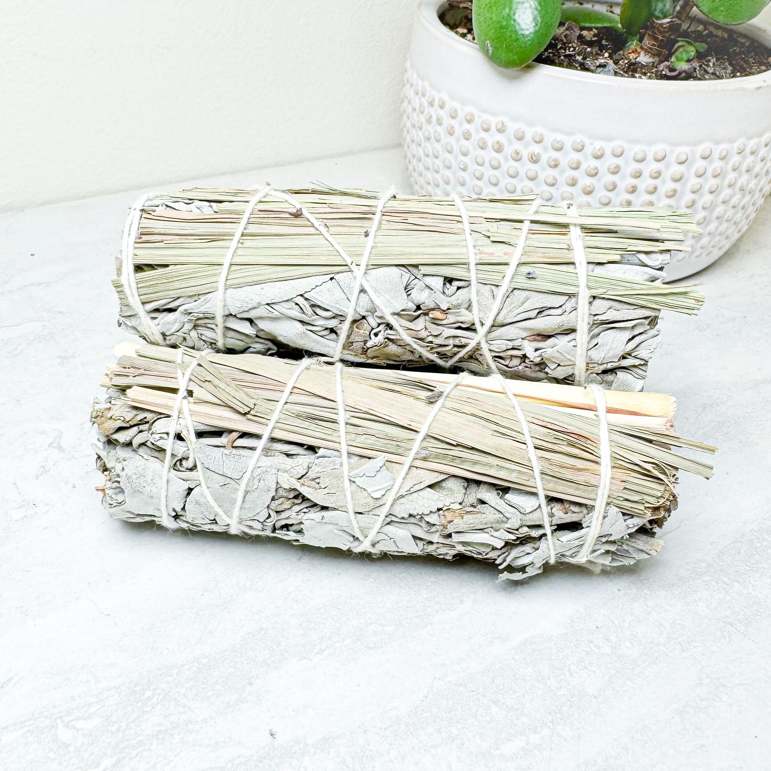 Lemongrass White Sage Burn Wand