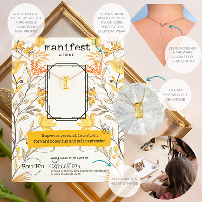 Citrine Necklace manifest