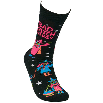 Bad Witch Energy Socks – Witchy Bold Everyday Comfort