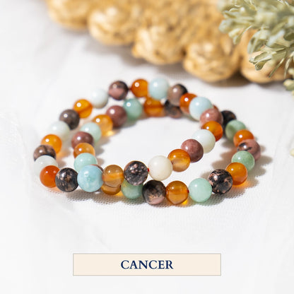 Crystal Zodiac Bracelet | 8mm | Healing Gemstone Bracelets