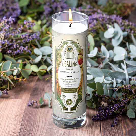 Healing Prayer Candle 8" (9.5 oz)