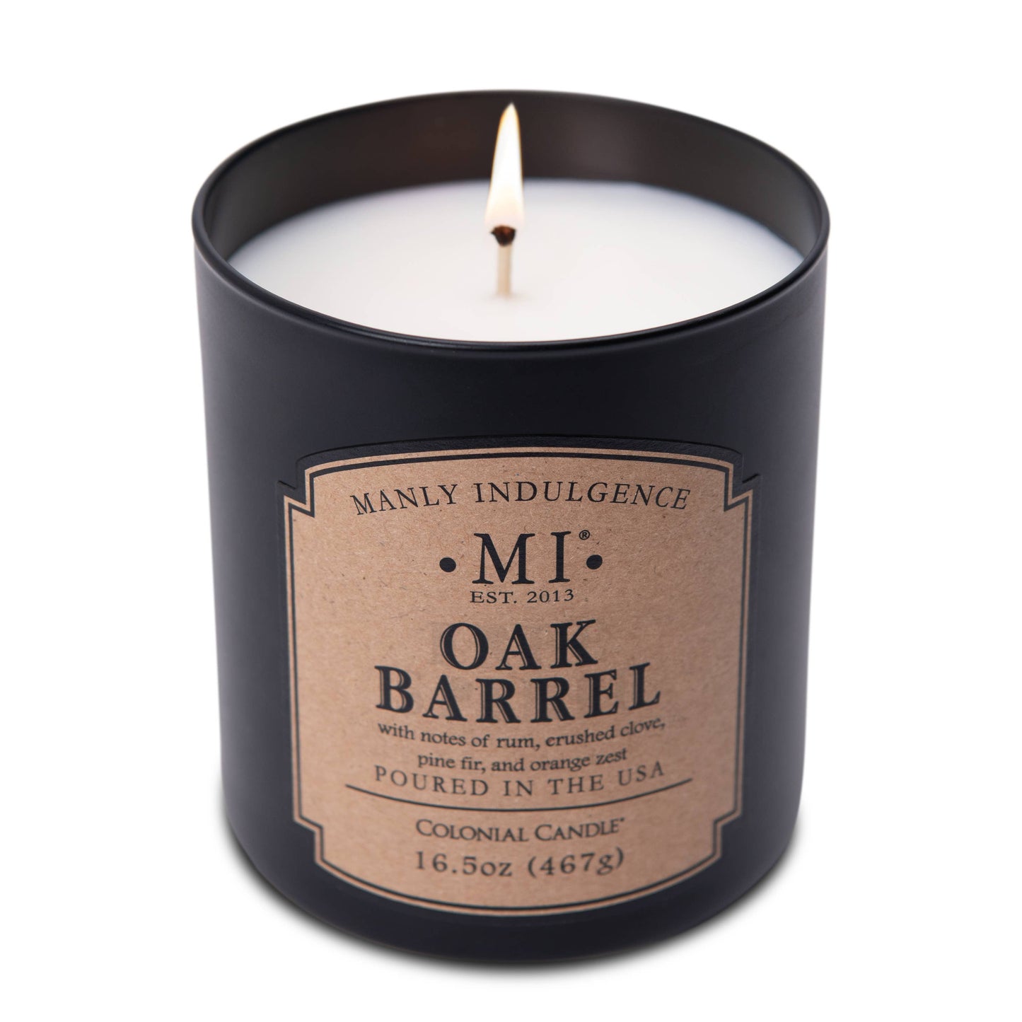 Oak Barrel Candle – Rich Oak & Warm Sophistication