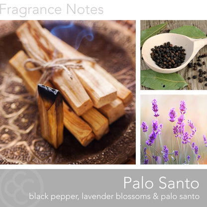 Palo Santo Candle – Grounding Cedar & Magnolia Blend
