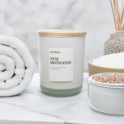 Stay Motivated - Bergamot & Green Tea Candle