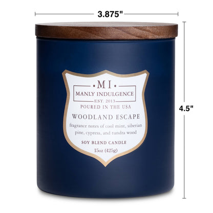 Woodland Escape Candle – Mint, Cinnamon & Timber Calm