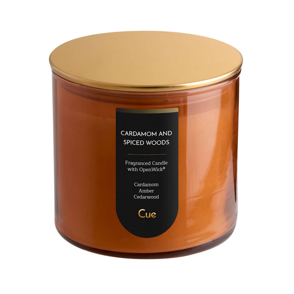 Cardamom and spiced woods candle by Cue, alternate view, at Ordinary Magic in Savannah, GA.