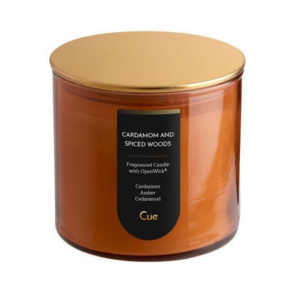 Cardamom and spiced woods candle by Cue, alternate view, at Ordinary Magic in Savannah, GA.