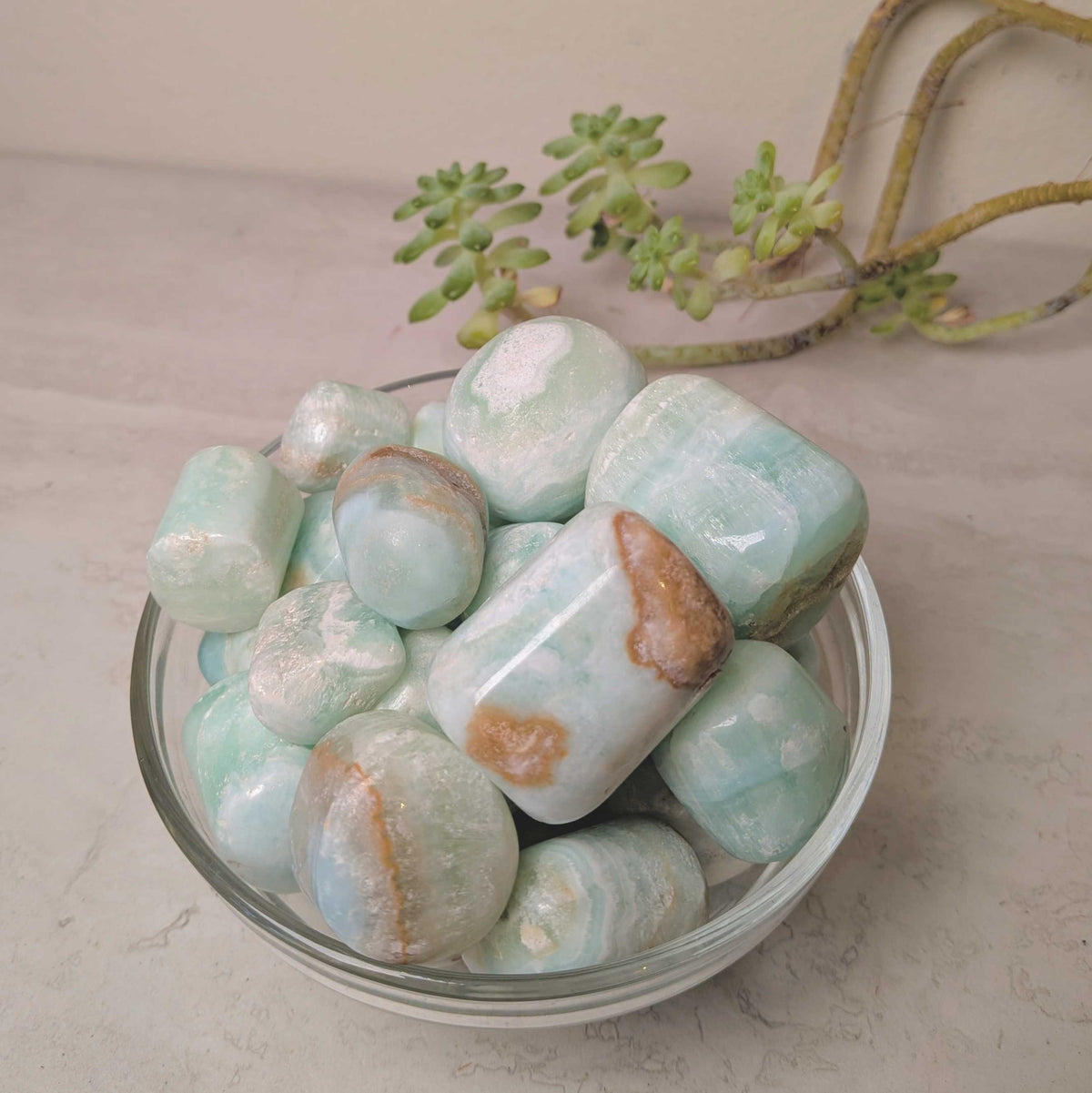 Caribbean Calcite Tumbles