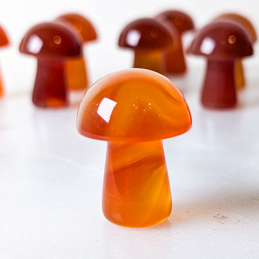 Carnelian Mini Mushroom