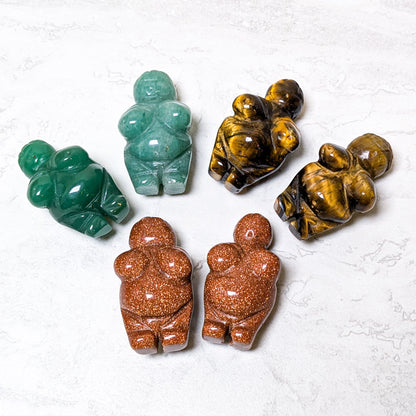 Carved Crystal Goddesses | Various Stones