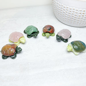 Carved Crystal Turtles | Various Crystals