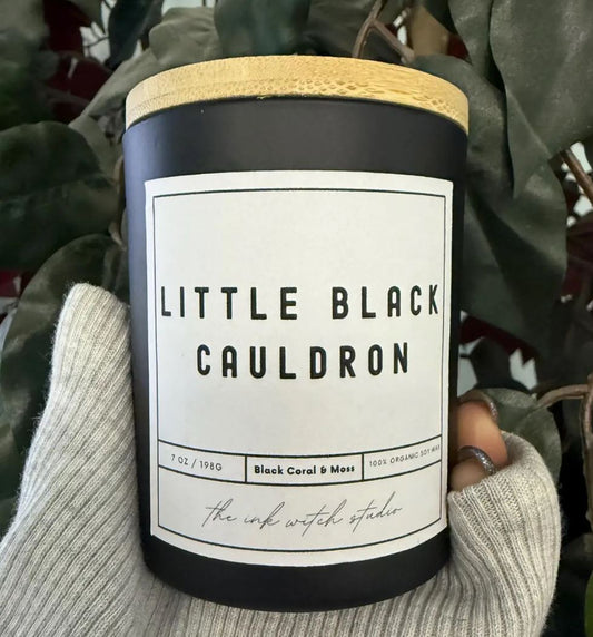 Little Black Cauldron Organic Soy Candle