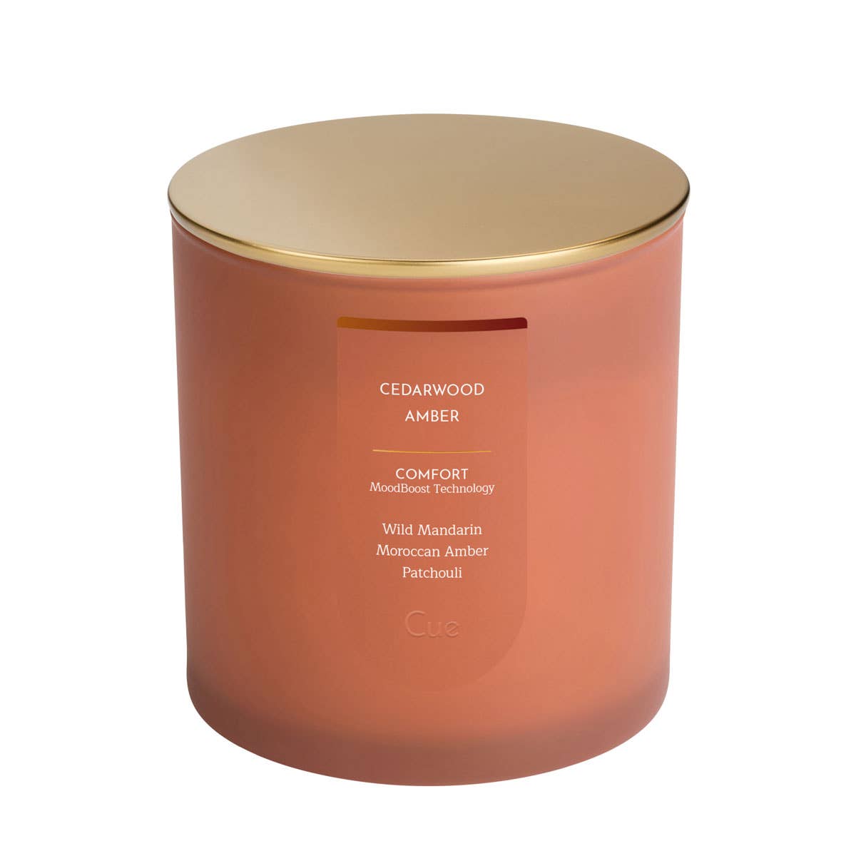 Cue Cedarwood Amber candle jar, rugged cedarwood and warm amber — Ordinary Magic, Savannah, GA.