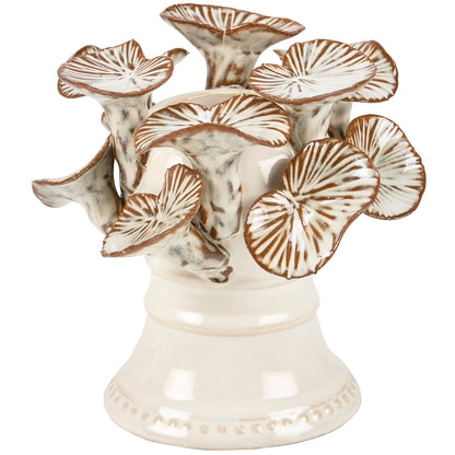 Trumpet Mushroom Tealight Holder – Woodland Ceramic Art