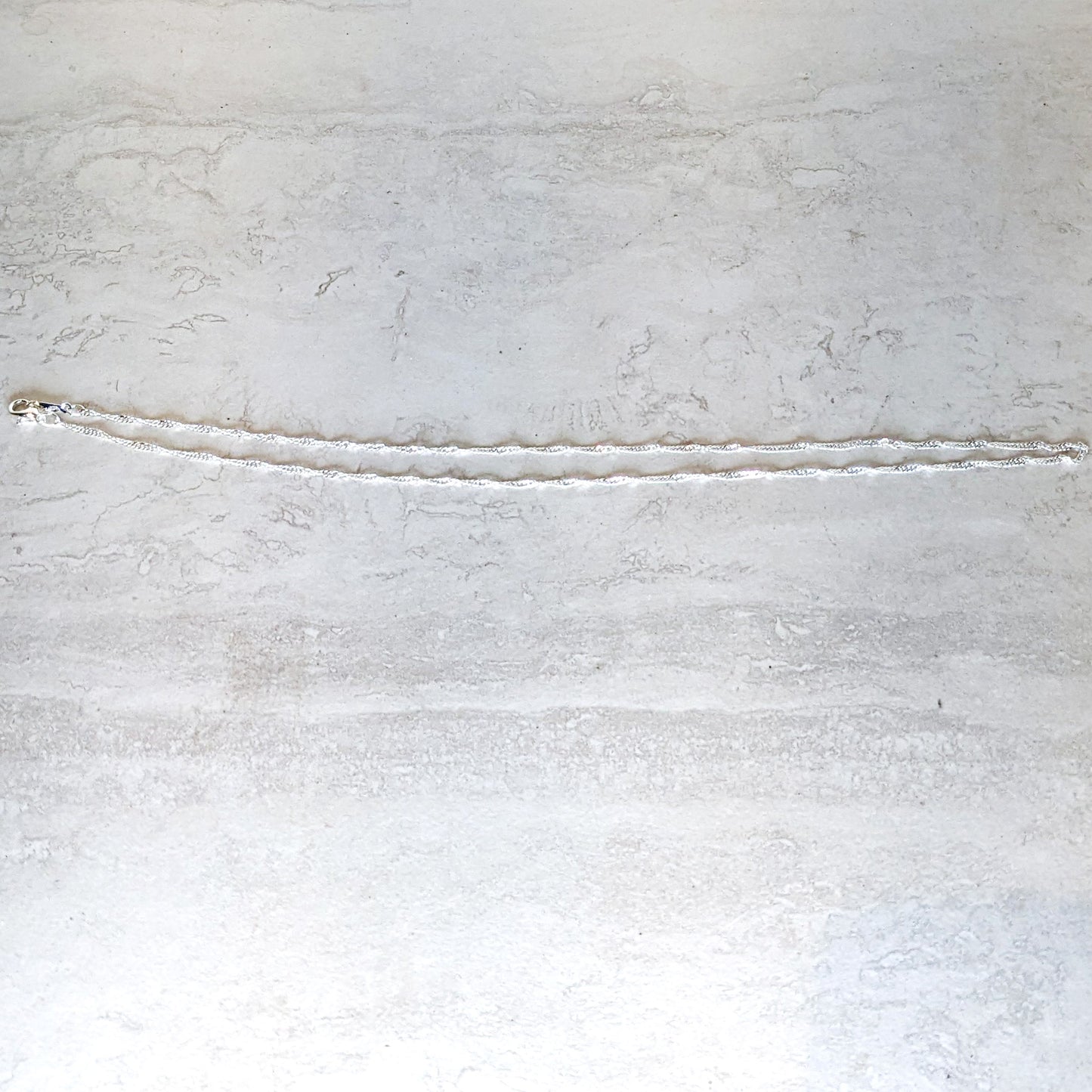 Silver Plated Copper Necklace Chains - 18"