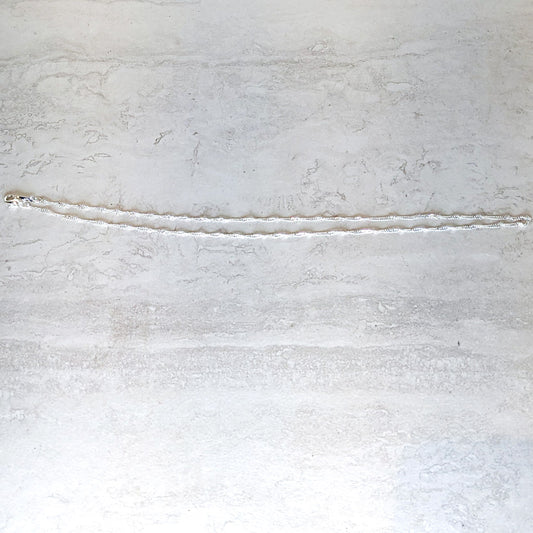 Silver Plated Copper Necklace Chains - 18"
