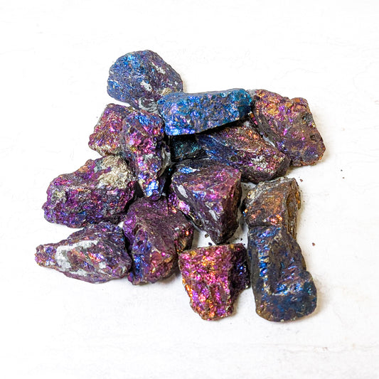 Mini Chalcopyrite Peacock Ore Rough Stones